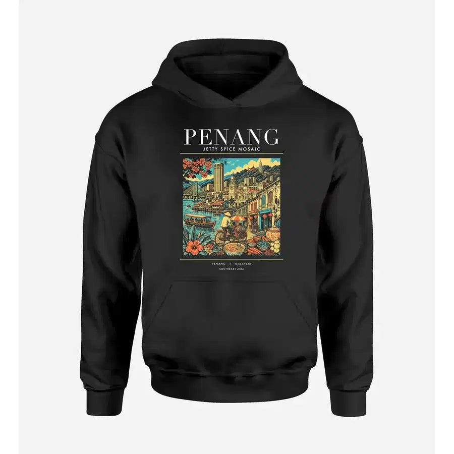 PENANG - Poster - Premium Hoodie - Black