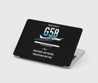 Thumbnail for Beechcraft Baron G58 design on black MacBook case