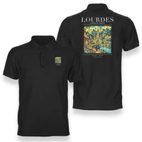 Thumbnail for LOURDES - Poster - Double-Side Polo - Black