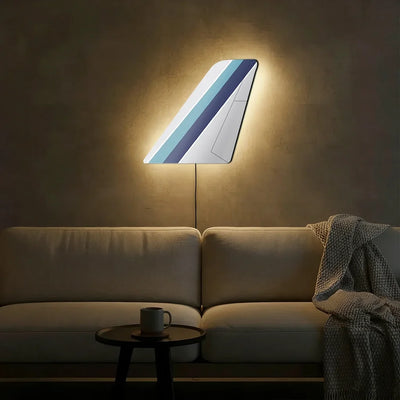 Eastern Air Lines Airlines aviation design on durable metal with LED aircraft tail wall art.