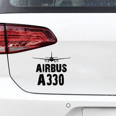 Airbus A330 & Plane Car aviation design car sticker in weather-resistant vinyl.