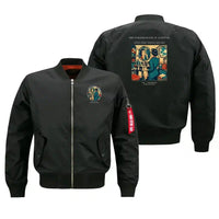 Thumbnail for VINTAGE G4305 - The Powder Room At Altitude - Bomber Jacket design on black