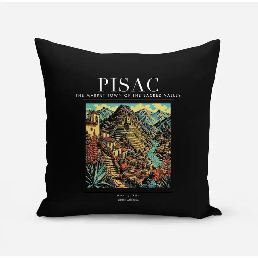 PISAC - Poster - Pillow - Black