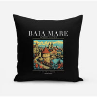 Thumbnail for BAIA MARE - Poster - Pillow - Black
