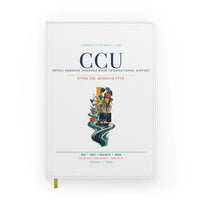 Thumbnail for Netaji Subhash Chandra Bose International Airport Kolkata (CCU) design on white notebook