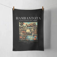 Thumbnail for HAMBANTOTA - Poster - Towel - Black