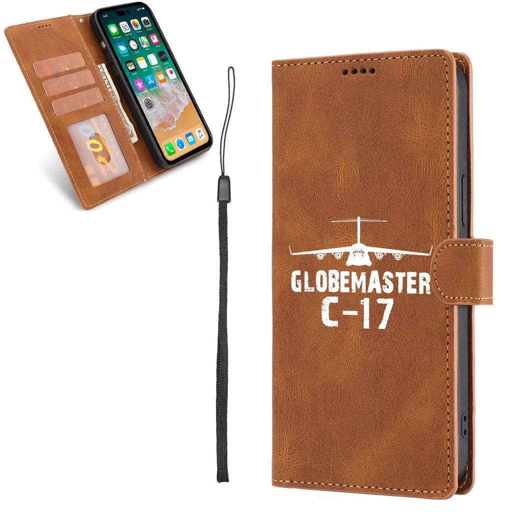 GlobeMaster C-17 & Plane Leather Samsung S & Note aviation themed leather Samsung Galaxy S/Note case for Samsung Galaxy S/Not.