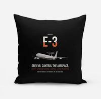 Thumbnail for E-3 Sentry AWACS design on black pillow