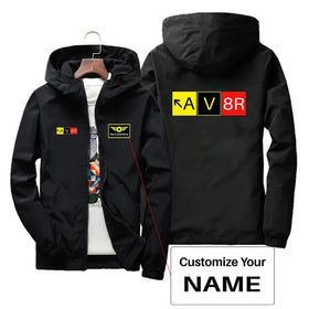 AV8R Designed Thin Windbreaker Jackets