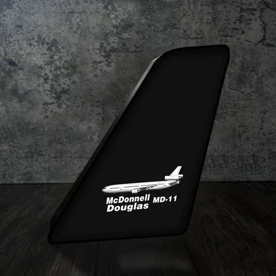 The McDonnell Douglas MD-11 Led Aircraft Tail aviation art 3D aircraft tail lamp in premium acrylic with LED.