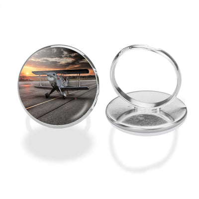 Beautiful Show aviation ring in stainless steel.