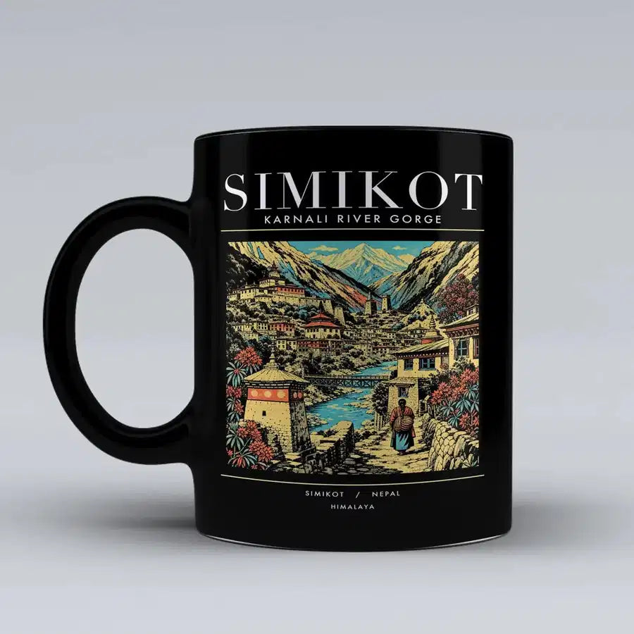 SIMIKOT - Poster - Mug - Black