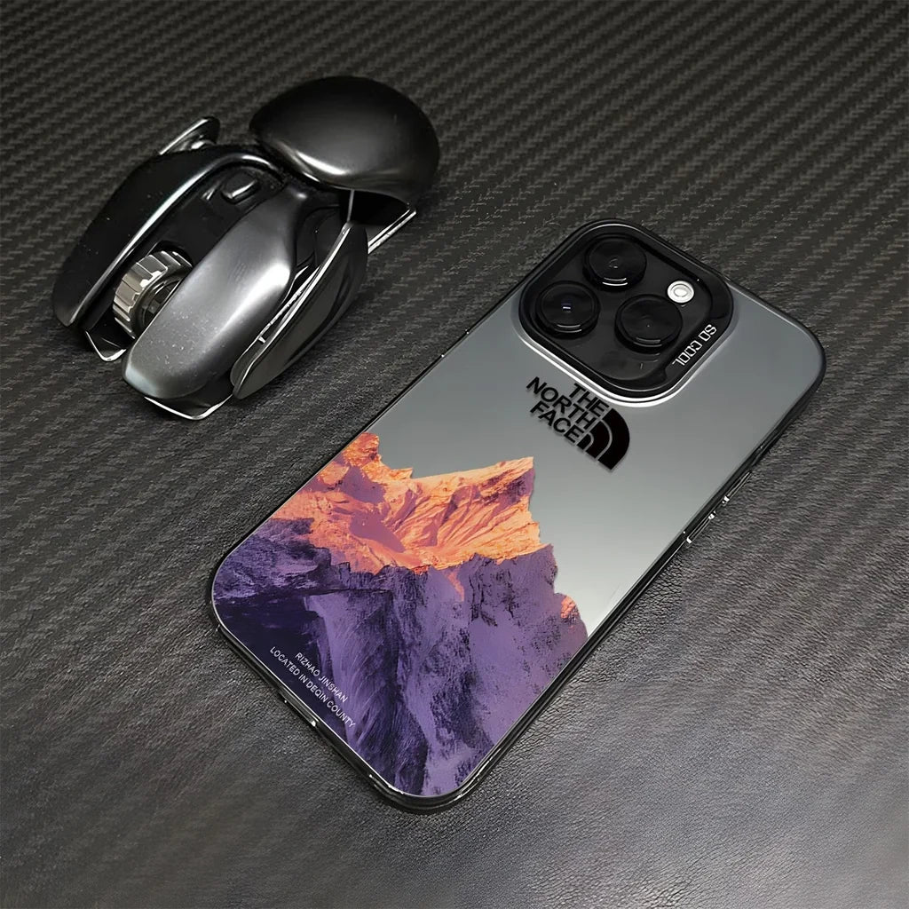 Snow Mountain aviation design on fashion iPhone case for iPhone.