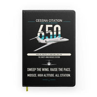 Thumbnail for Cessna Citation 650 - Citation III design on black notebook