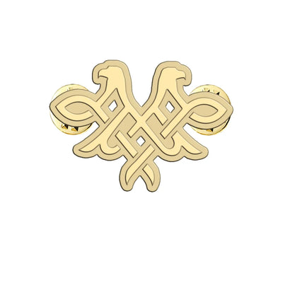 Air Serbia Airlines aviation hollow pin in polished alloy.