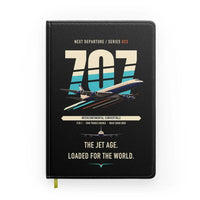 Thumbnail for Boeing 707-320C design on black notebook