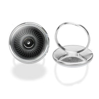 Thumbnail for Amazing Graphical Style Engine (2) aviation ring in stainless steel.