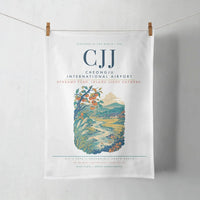 Thumbnail for Cheongju International Airport (CJJ) design on white towel