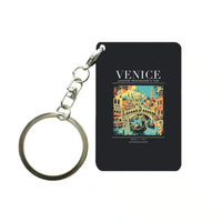 Thumbnail for VENICE - Poster - Key Chain - Black