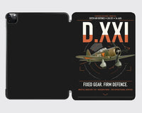 Thumbnail for Fokker D.XXI — Dutch LVA aircraft 221 design on black ipad tablet case