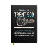 Thumbnail for TRENT 500 design on black notebook