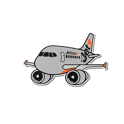 Jetstar Airbus A320 aviation design airplane sticker in weather-resistant vinyl.