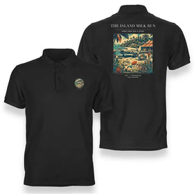 The Island Milk Run Premium Polo T-Shirts