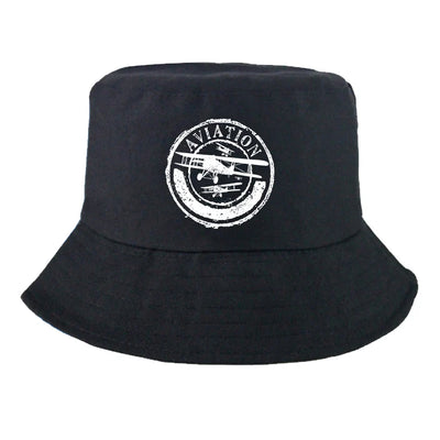 Aviation Lovers Summer aviation embroidery on breathable cotton summer hat.