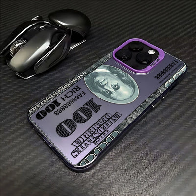 USD Dollar Design Laser Hard Cases Back aviation themed fashion iPhone case for iPhone.