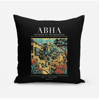 Thumbnail for ABHA - Poster - Pillow - Black
