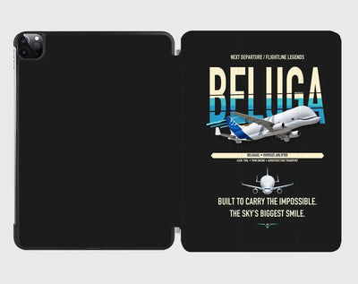 Airbus BelugaXL / A330-743L design on black ipad tablet case