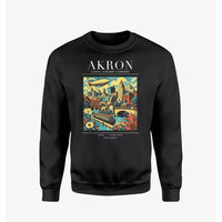 Thumbnail for AKRON - Poster - Sweatshirt - Black