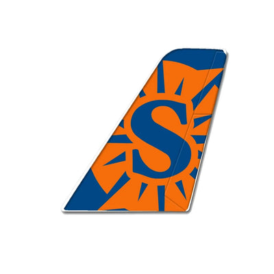 Sun Country Airlines aviation design tail sticker in weather-resistant vinyl.