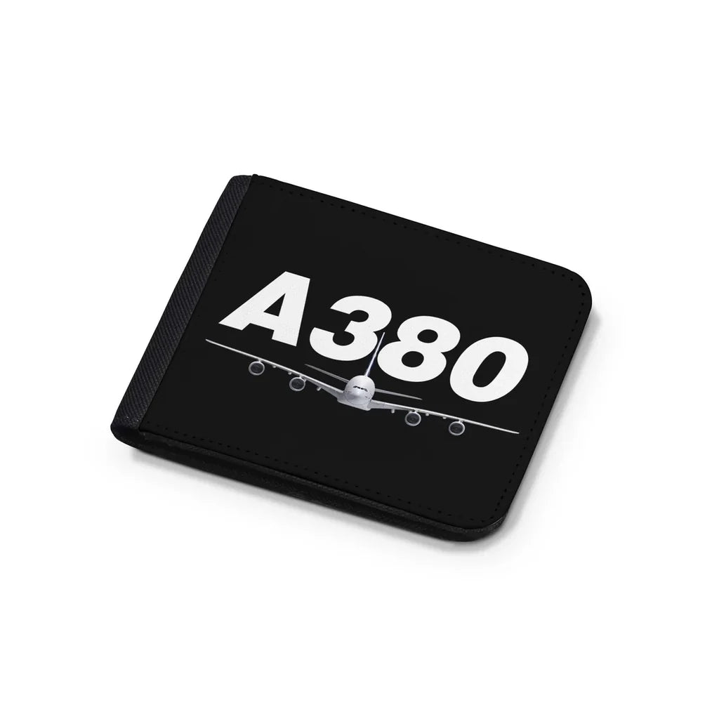 Super Airbus A380 aviation wallet in leather.