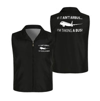 Thumbnail for If It Ain't Airbus I'm Taking A Bus Thin Style aviation design printed on lightweight shell with sleeveless design thin vest.