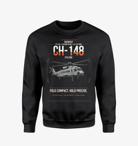 Thumbnail for Sikorsky CH-148 Cyclone design on black sweatshirt