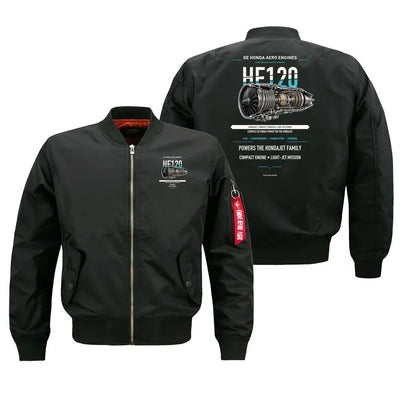 HF120 design on black bomber