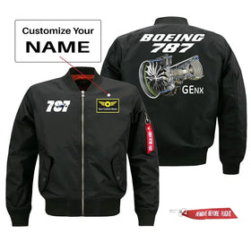 Boeing 787 & GENX Engine Pilot Jackets (Customizable)