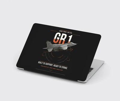 SEPECAT Jaguar GR1 design on black MacBook case