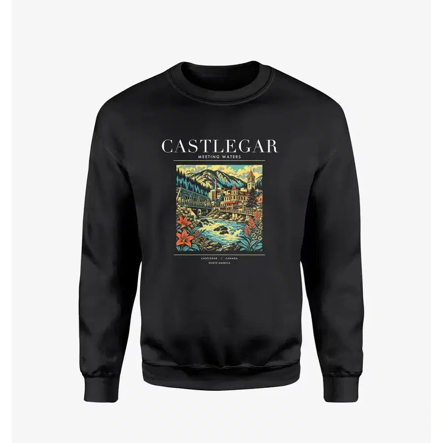 CASTLEGAR - Poster - Sweatshirt - Black
