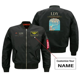 City of Derry Airport (LDY) Bomber Jacket