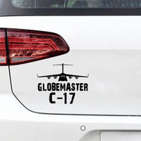 Thumbnail for GlobeMaster C-17 & Plane Car aviation design car sticker in weather-resistant vinyl.