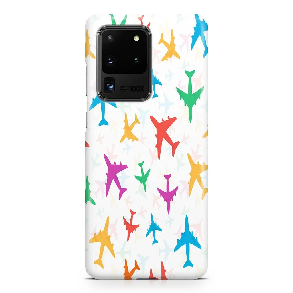 Cheerful Seamless Airplanes Samsung Case