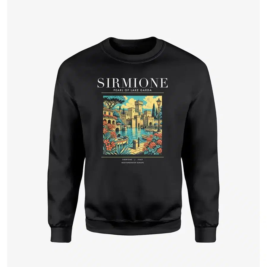 SIRMIONE - Poster - Sweatshirt - Black