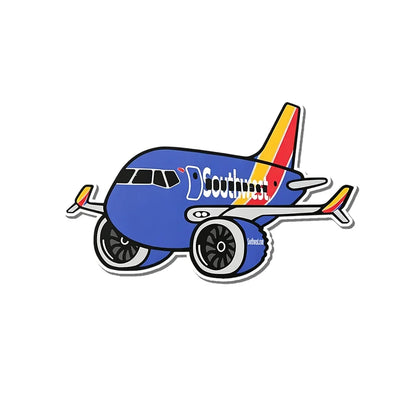 Southwest Airlines B737 MAX aviation design airplane sticker in weather-resistant vinyl.