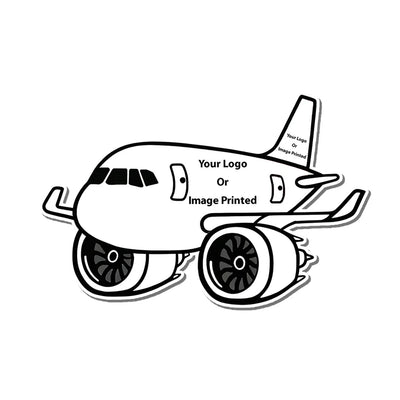 Custom Design Image Logo aviation design airplane sticker in weather-resistant vinyl.