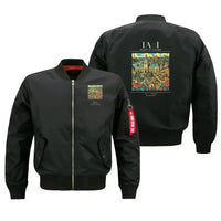 Thumbnail for IAȘI - Poster - Bomber Jacket - Black