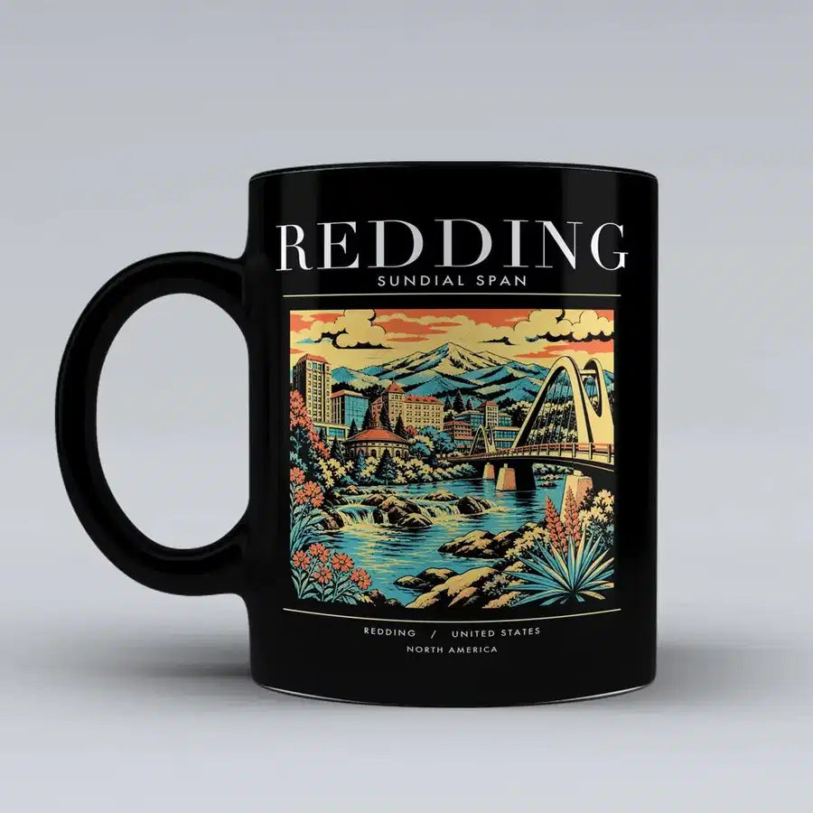 REDDING - Poster - Mug - Black