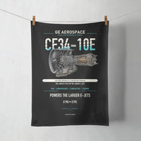 Thumbnail for CF34-10E design on black towel