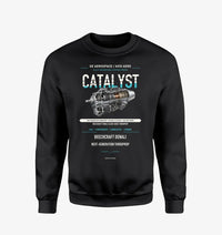 Thumbnail for CATALYST design on black sweatshirt